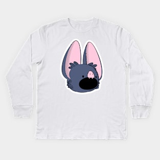 Screaming Bat Kids Long Sleeve T-Shirt